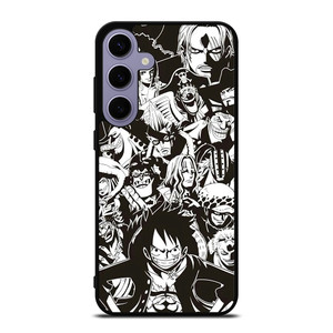 ONE PIECE CHARACTER BLACK WHITE Samsung Galaxy S24 Case