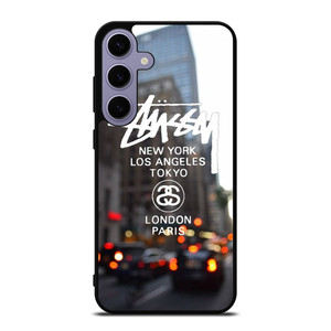 STUSSY NEW YORK LA TOKYO LONDON PARIS Samsung Galaxy S24 Case