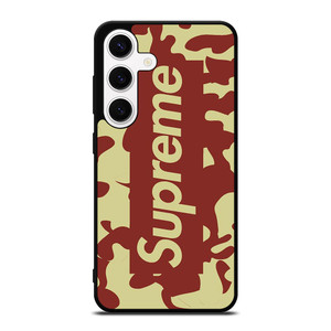 SUPREME RED CREAM LOGO Samsung Galaxy S24 Case SUPREME RED CREAM LOGO Samsung Galaxy S24 Case