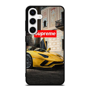 SUPREME YELLOW LAMBORGINI Samsung Galaxy S24 Case