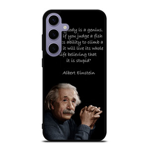THE GENIUS ALBERT EINSTEIN QUOTE Samsung Galaxy S24 Case