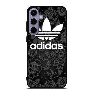 ADIDAS LOGO BLACK FLORAL Samsung Galaxy S24 Plus Case