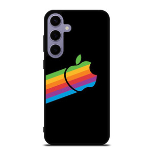 APPLE RETRO DESIGN BLACK Samsung Galaxy S24 Plus Case