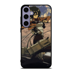 ATTACK ON TITAN MIKASA ACKERMAN Samsung Galaxy S24 Plus Case ATTACK ON TITAN MIKASA ACKERMAN Samsung Galaxy S24 Plus Case