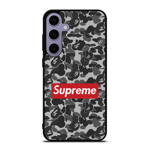 CAMO BAPE SUPREME GREY Samsung Galaxy S24 Plus Case CAMO BAPE SUPREME GREY Samsung Galaxy S24 Plus Case
