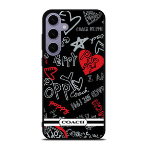 COACH NEW YORK POPPY BLACK Samsung Galaxy S24 Plus Case COACH NEW YORK POPPY BLACK Samsung Galaxy S24 Plus Case