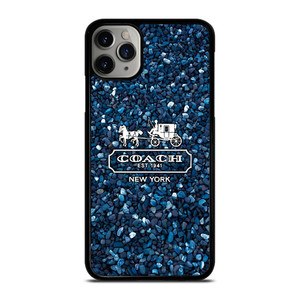 COACH NEW YORK BLUE STONE iPhone 11 Pro Max Case COACH NEW YORK BLUE STONE iPhone 11 Pro Max Case