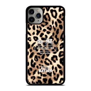 COACH NEW YORK PINK NATION LEPOARD iPhone 11 Pro Max Case COACH NEW YORK PINK NATION LEPOARD iPhone 11 Pro Max Case