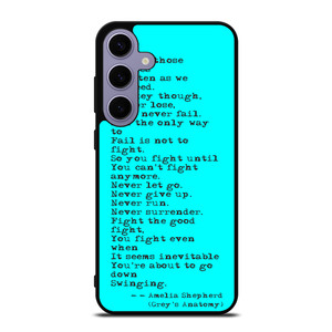 GREY'S ANATOMY QUOTES Samsung Galaxy S24 Plus Case