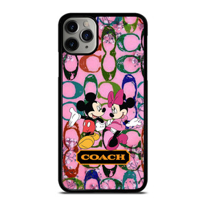 COACH PINK FLOWER MICKEY MINNIE iPhone 11 Pro Max Case COACH PINK FLOWER MICKEY MINNIE iPhone 11 Pro Max Case
