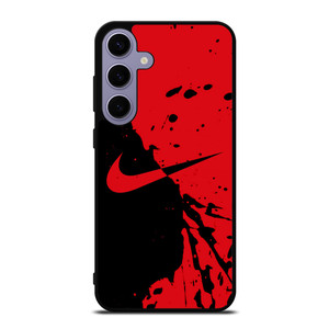 NIKE SWOOSH LOGO RED BLACK Samsung Galaxy S24 Plus Case