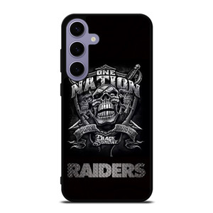 OAKLAND RAIDERS BLACK ONE NATION Samsung Galaxy S24 Plus Case
