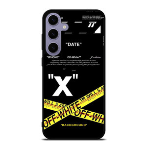 OFF WHITE X BACKGROUND Samsung Galaxy S24 Plus Case