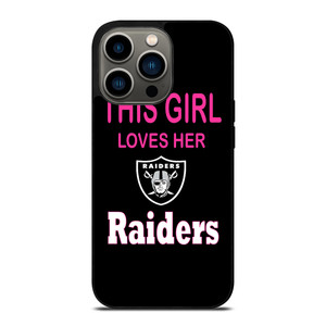 THIS GIRL LOVES THE RAIDERS iPhone 13 Pro Case THIS GIRL LOVES THE RAIDERS iPhone 13 Pro Case