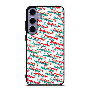 SUPREME RED BLUE PATTERN Samsung Galaxy S24 Plus Case SUPREME RED BLUE PATTERN Samsung Galaxy S24 Plus Case