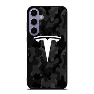 TESLA MOTORS LOGO CAMO Samsung Galaxy S24 Plus Case