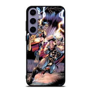 THOR VS WOLVERINE ANIME Samsung Galaxy S24 Plus Case