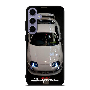 TOYOTA SUPRA WHITE CAR Samsung Galaxy S24 Plus Case