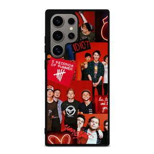 5 SECONDS OF SUMMER RED COLLAGE Samsung Galaxy S24 Ultra Case