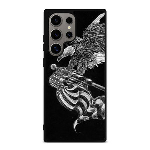 AMERICAN FLAG EAGLE SKETCH Samsung Galaxy S24 Ultra Case