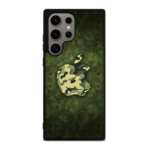 APPLE LOGO CAMO GREEN Samsung Galaxy S24 Ultra Case
