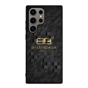BALENCIAGA BLACK CUBE LOGO Samsung Galaxy S24 Ultra Case BALENCIAGA BLACK CUBE LOGO Samsung Galaxy S24 Ultra Case
