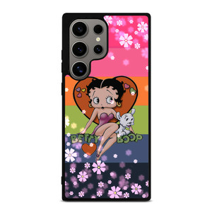 BETTY BOOP PINK FLOWER Samsung Galaxy S24 Ultra Case