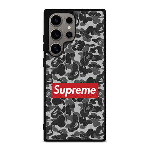 CAMO BAPE SUPREME GREY Samsung Galaxy S24 Ultra Case CAMO BAPE SUPREME GREY Samsung Galaxy S24 Ultra Case