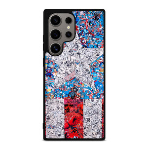 CAPTAIN AMERICA MARVEL COLLAGES Samsung Galaxy S24 Ultra Case