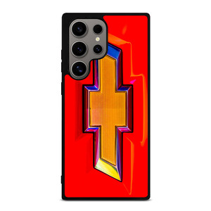 CHEVROLET GLOWING RED LOGO Samsung Galaxy S24 Ultra Case CHEVROLET GLOWING RED LOGO Samsung Galaxy S24 Ultra Case