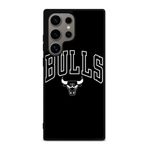 CHICAGO BULLS LOGO BLACK Samsung Galaxy S24 Ultra Case