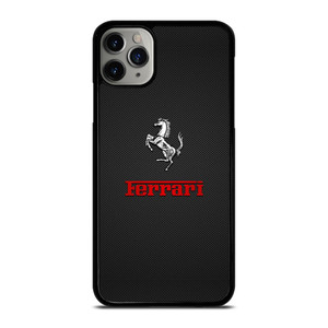 FERRARI LOGO METAL POINT iPhone 11 Pro Max Case FERRARI LOGO METAL POINT iPhone 11 Pro Max Case