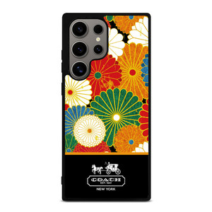 COACH NEW YORK COLORFUL FLORAL LOGO Samsung Galaxy S24 Ultra Case COACH NEW YORK COLORFUL FLORAL LOGO Samsung Galaxy S24 Ultra Case