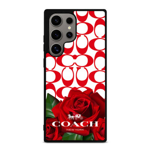 COACH NEW YORK FLOWER 4 Samsung Galaxy S24 Ultra Case