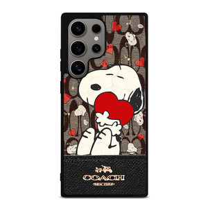 COACH NEW YORK SNOOPY Samsung Galaxy S24 Ultra Case