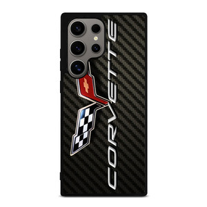 CORVETTE CHEY LOGO CARBON Samsung Galaxy S24 Ultra Case