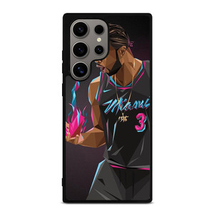DWYANE WADE MIAMI HEAT ART Samsung Galaxy S24 Ultra Case