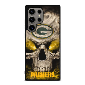 GREEN BAY PACKERS SKULL LOGO Samsung Galaxy S24 Ultra Case