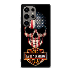 HARLEY DAVIDSON SKULL FLAG Samsung Galaxy S24 Ultra Case