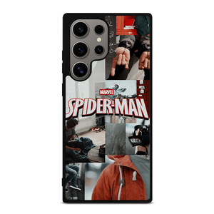 MARVEL SPIDERMAN LOGO COLAGE Samsung Galaxy S24 Ultra Case