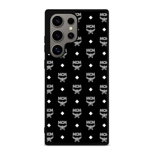 MCM WORLDWIDE ICON BLACK Samsung Galaxy S24 Ultra Case
