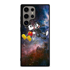 MICKEY MOUSE AND FELIX THE CAT Samsung Galaxy S24 Ultra Case