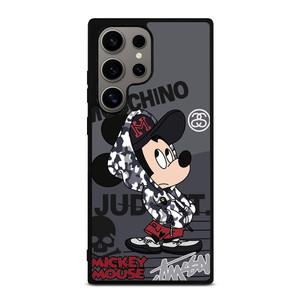 MICKEY MOUSE CAMO X MOSCHINO X STUSSY Samsung Galaxy S24 Ultra Case