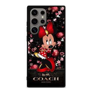 MINNIE MOUSE COACH FLOWERS Samsung Galaxy S24 Ultra Case