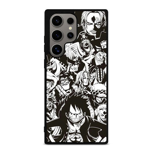 ONE PIECE CHARACTER BLACK WHITE Samsung Galaxy S24 Ultra Case