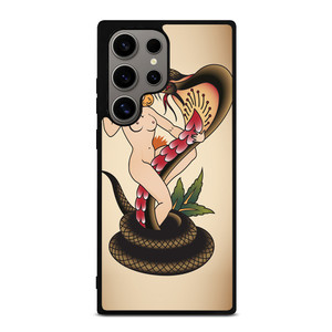 SNAKE CHAMER SAILOR JERRY TATTOO Samsung Galaxy S24 Ultra Case SNAKE CHAMER SAILOR JERRY TATTOO Samsung Galaxy S24 Ultra Case