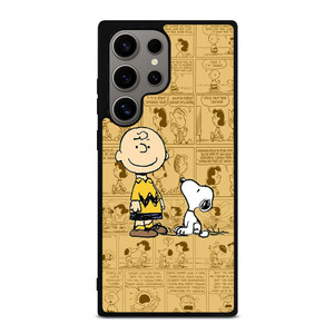 SNOOPY CHARLIE BROWN Samsung Galaxy S24 Ultra Case