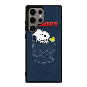 SNOOPY POCKET FRIEND Samsung Galaxy S24 Ultra Case