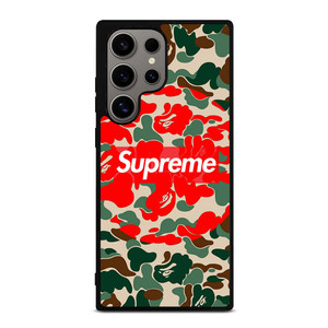 SUPREME BAPE CAMO Samsung Galaxy S24 Ultra Case SUPREME BAPE CAMO Samsung Galaxy S24 Ultra Case