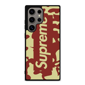 SUPREME RED CREAM LOGO Samsung Galaxy S24 Ultra Case SUPREME RED CREAM LOGO Samsung Galaxy S24 Ultra Case